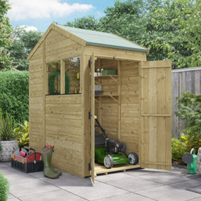 BillyOh Switch Tongue and Groove Apex Shed - 4x6 Windowed - 11mm Thickness