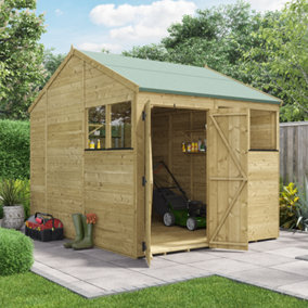 BillyOh Switch Tongue and Groove Apex Shed - 8x10 Windowed - 11mm Thickness