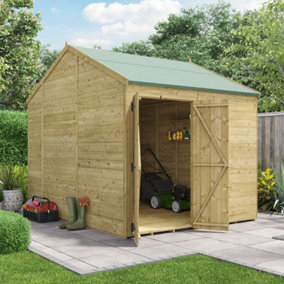 BillyOh Switch Tongue and Groove Apex Shed - 8x10 Windowless - 11mm Thickness