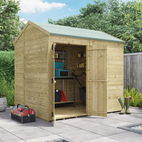 BillyOh Switch Tongue and Groove Apex Shed - 8x6 Windowless - 11mm Thickness