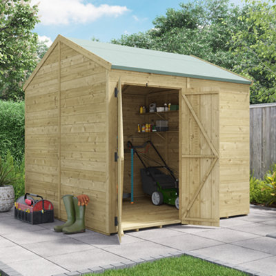 BillyOh Switch Tongue and Groove Apex Shed - 8x8 Windowless - 15mm Thickness