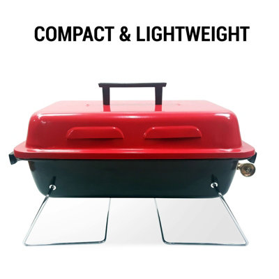 BillyOh Table Top Portable Gas BBQ - Red - 4