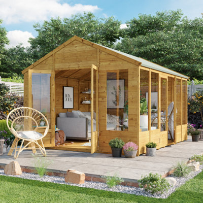 BillyOh Tessa Tongue and Groove Reverse Apex Summerhouse - 12x10