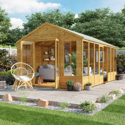 BillyOh Tessa Tongue and Groove Reverse Apex Summerhouse - 16x10