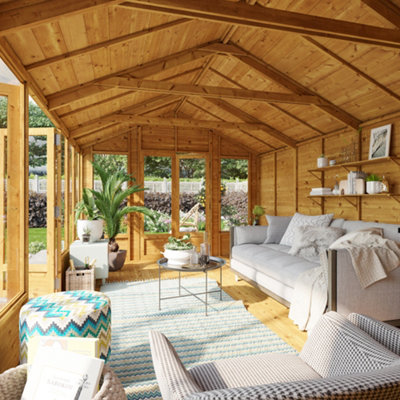 BillyOh Tessa Tongue and Groove Reverse Apex Summerhouse - 16x10 - 3