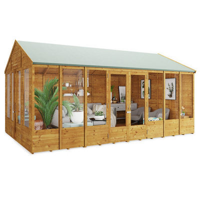 BillyOh Tessa Tongue and Groove Reverse Apex Summerhouse - 16x10 - 4