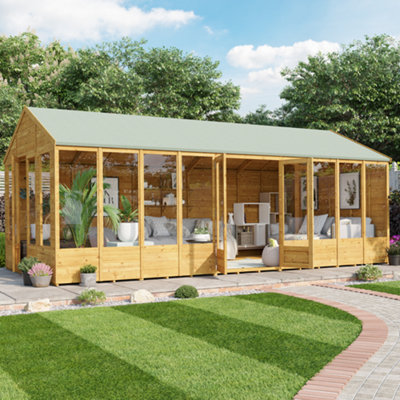 BillyOh Tessa Tongue and Groove Reverse Apex Summerhouse - 20x10