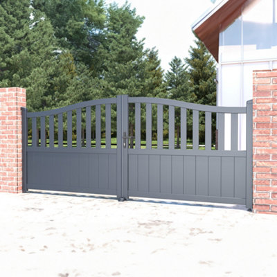 BillyOh Ward Aluminium Driveway Gate - 340 x 140