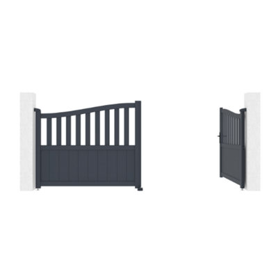 BillyOh Ward Aluminium Driveway Gate - 340 x 140 - 5