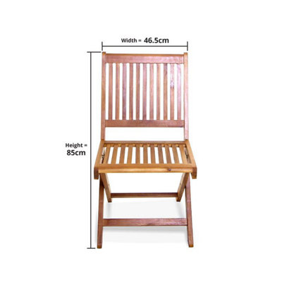 BillyOh Windsor Folding Chairs - 2/4/6/8/10 Wooden Folding Chairs - Folding Chair Pack of 2 - 6