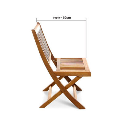 BillyOh Windsor Folding Chairs - 2/4/6/8/10 Wooden Folding Chairs - Folding Chair Pack of 2 - 4