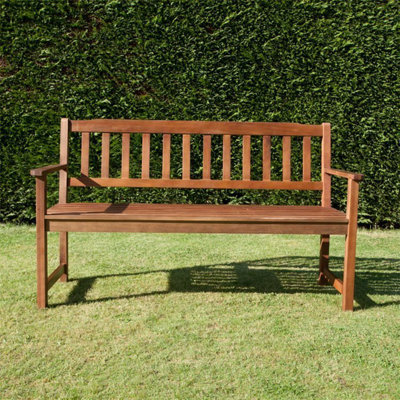 BillyOh Windsor Traditional Wooden Bench - 2 Seater Bench - 3