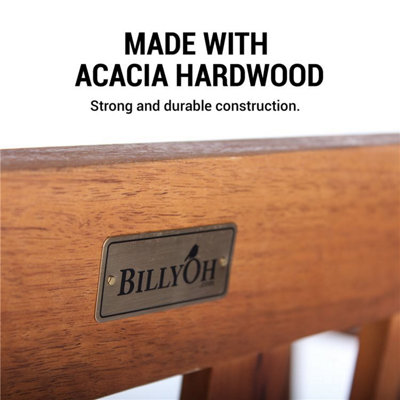 BillyOh Windsor Traditional Wooden Bench - 2 Seater Bench - 6