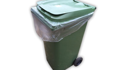 Bin Bags Clear Heavy Duty Wheelie Liners Refuse Sacks UK Made Strong Large 200 bags