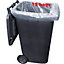 Bin Bags Clear Heavy Duty Wheelie Liners Refuse Sacks UK Made Strong Large 75 bags