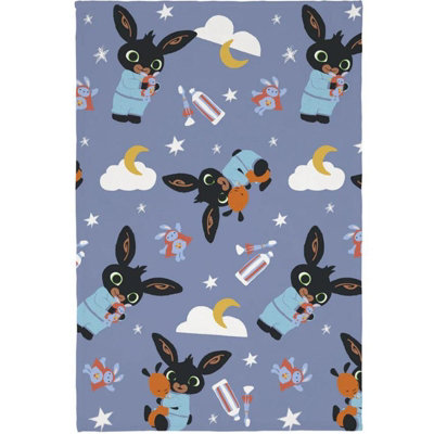 Bing Bunny Official Throw Blanket Large Soft DIY at B Q