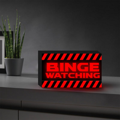 Binge Watching A5 Lightbox By Winning DIY at B&Q