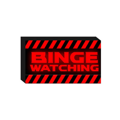 Binge Watching A5 Lightbox By Winning