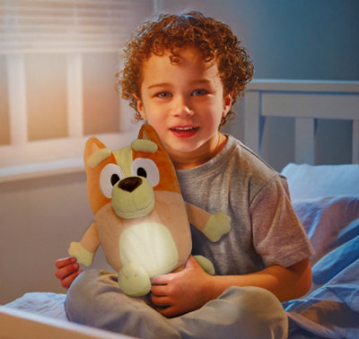 Bluey Big Plush, pluche dier, 80 cm, blauw, officieel product uit de kinderserie, zacht en behaaglijk, om te knuffelen, voor jongens en meisjes vanaf 0 jaar, beroemd (BLY37000