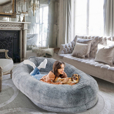 Bingopaw 170cm XXL Human Sized Pet Dog Bed Giant BeanBag