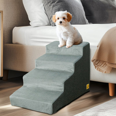 Hundetreppe Vergleich für hohes Bett mit vier bis fünf Stufen