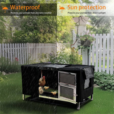 Bingopaw Stainless Steel Chicken Coop Poultry Duck Cage Rabbit Bird ...