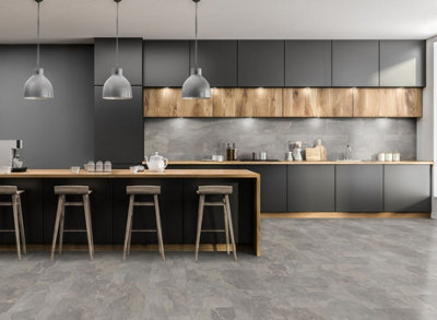 BinylPro 8mm - Moon Slate - Laminate Flooring - 2.22m² Pack Price Comparisons | Compare The Build