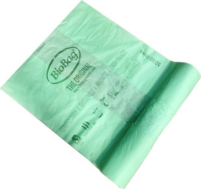 BioBag 50 Litre Compostable Bin Liners - 1 Roll Of 32 Liners