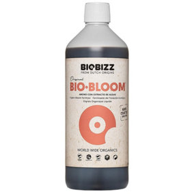 Biobizz Bio Bloom - a blend of organic nutrients and ingredients for feeding plants grown in soil in the flowering stage