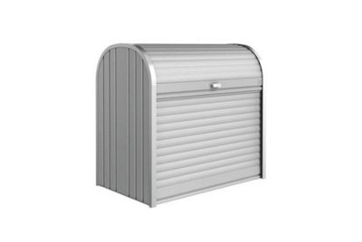 Biohort High Quality 3.5ft x 2.5ft StoreMax 120 Metal Storage Unit - Metallic Silver