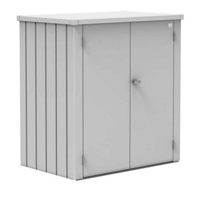 Biohort High Quality 4ft x 3ft Romeo Garden Patio Locker - Metallic Silver