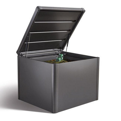 Biohort High Quality Monami 3ft x 3ft Metal Garden Composter - Metallic ...