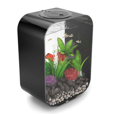 BiOrb LIFE 15L Aquarium Fish Tank in Black with Multi Colour LED Lighting