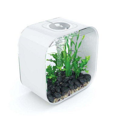 BiOrb Life 30L Aquarium Fish Tank in White with Multi Colour LED