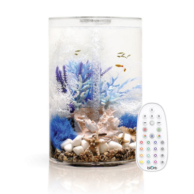 biOrb Tube 30L Aquarium Fish Tank in White with MCR LED Lighting