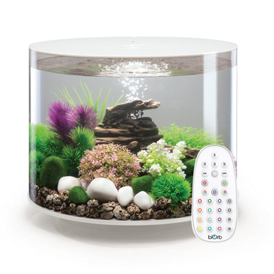 BiOrb Tube 35L Aquarium Fish Tank in White with MCR LED Lighting Price Comparisons | Compare The Build
