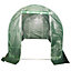Birchtree 4mx2mx2m Fully Galvanised Frame Polytunnel Greenhouse Pollytunnel Poly Tunnel