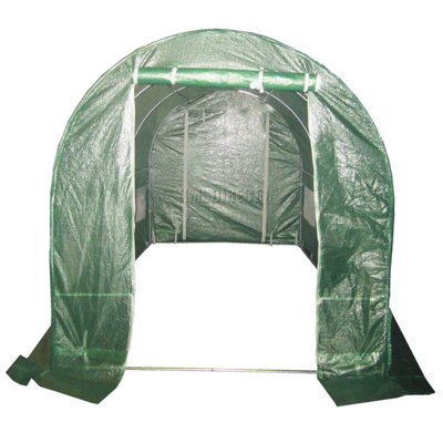 Birchtree 4mx2mx2m Fully Galvanised Frame Polytunnel Greenhouse Pollytunnel Poly Tunnel