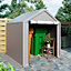Birchtree 6.2X5.6FT Garden Waterproof Anti-UV Storage Tent Bike Shed Steel Zipper Door