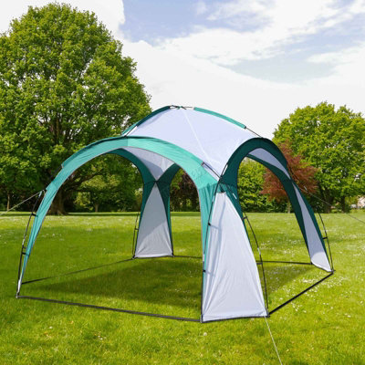 BIRCHTREE Garden 3.5M Dome Gazebo Shelter Party Tent UV Protection Canopy Marquee Green DIY at B Q