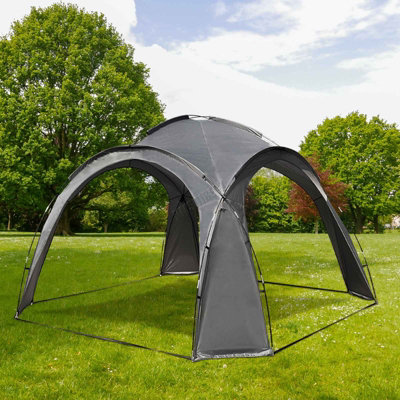 BIRCHTREE Garden 3.5X3.5M Dome Gazebo Shelter Party Tent UV Protection
