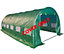 Birchtree Replacement Polytunnel Greenhouse PE Cover 6X3X2M Plant Grow Sheet Zipped Door