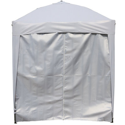 Birchtree Waterproof 2m x 2m Pop Up Gazebo Marquee Garden Party Tent Canopy 210D Oxford Cloth Steel Frame With Anchor Kits White