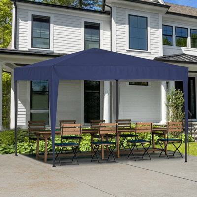 Birchtree Waterproof 3m x 3m Heavy Duty Pop Up Gazebo Marquee Garden Awning Party Tent Canopy Steel Frame