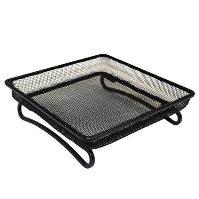 Bird Feeder raised metal micromesh wire Tray