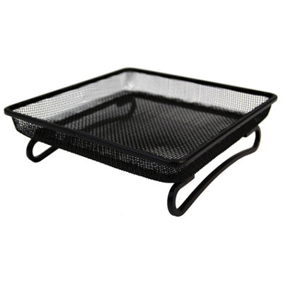Bird Feeder raised metal micromesh wire Tray - 3