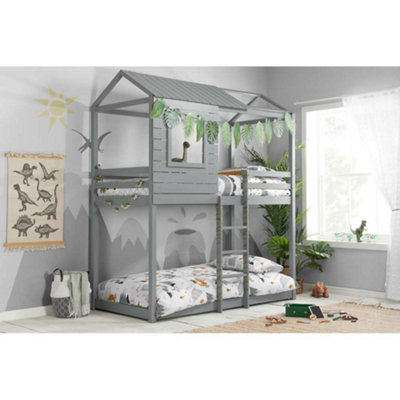 Birlea Adventure Bunk Bed Grey