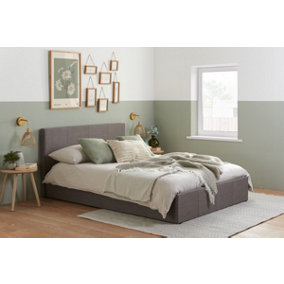 Birlea Berlin Double Ottoman Bed Grey
