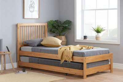 Birlea Buxton Trundle Bed Honey Pine