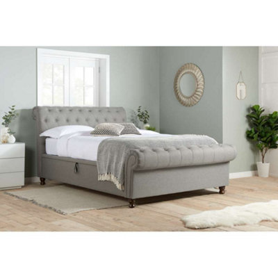 Birlea Castello King Side Ottoman Bed Grey